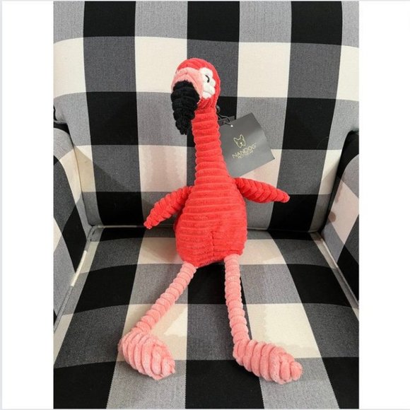 NWT Nandog  Flamingo Dog Toy - Picture 1 of 4